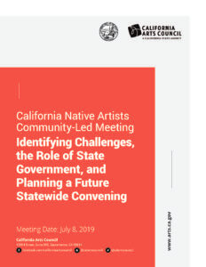 California Native Artists Community-Led Meeting
